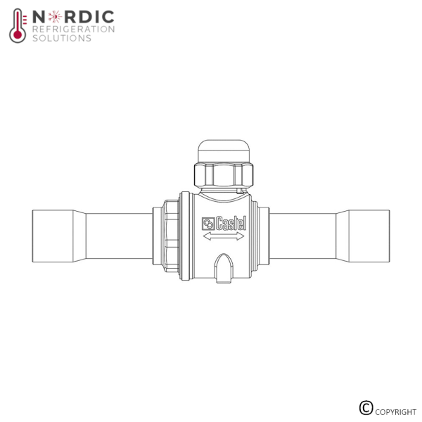 Castel 6570N/M42 ball valve 42 mm ODS - Image 2